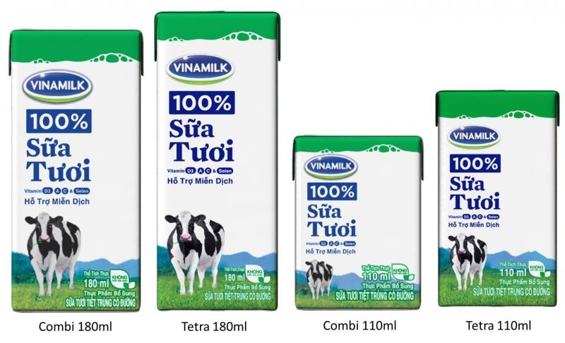 Vinamilk liquid milk meets the European EFSA's 3 zero quality standards