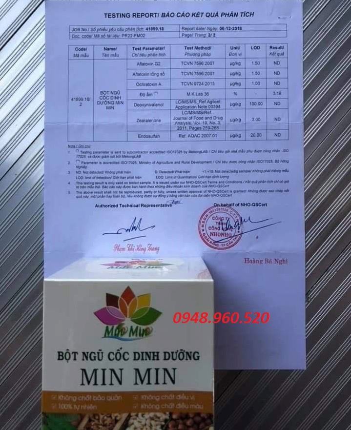 Min Min milk nutritious cereal powder