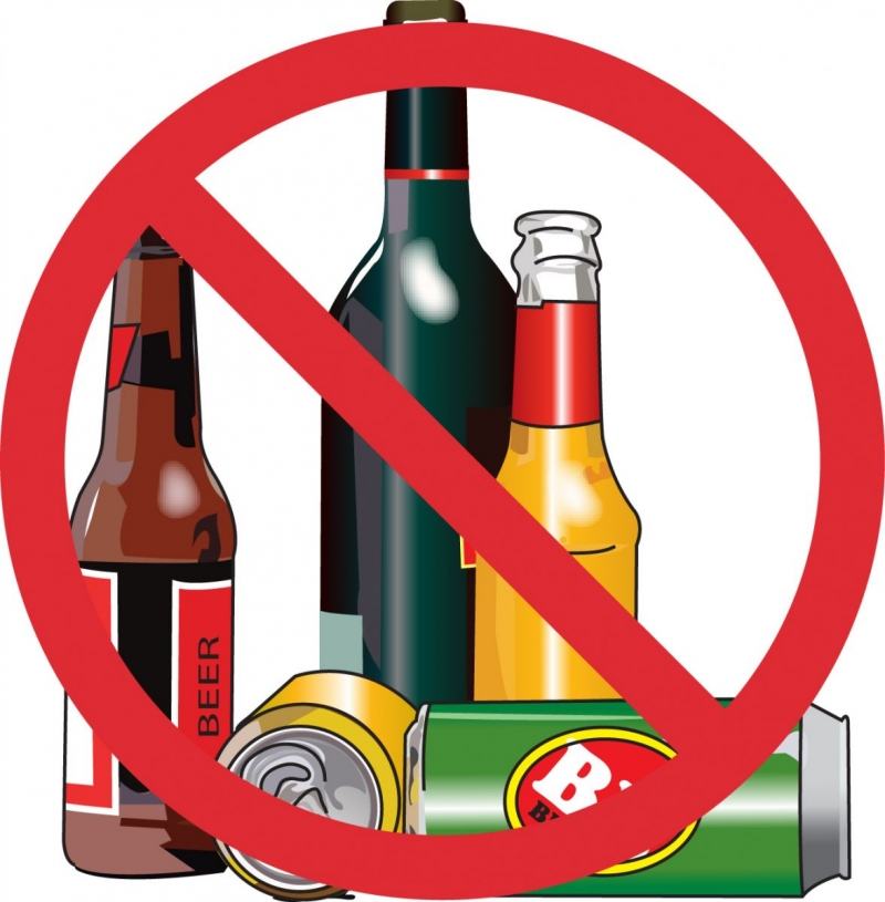 Limit the use of alcohol, beer and alcoholic beverages