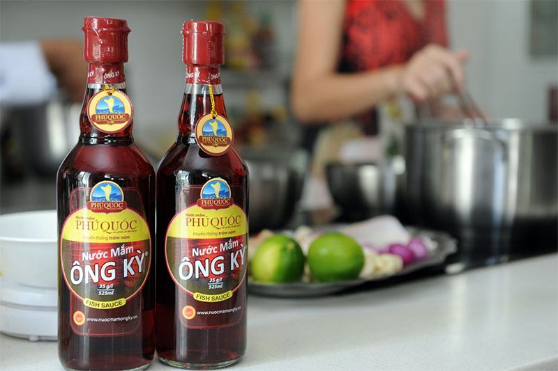Ong Ky Fish Sauce is a special Phu Quoc fish sauce line