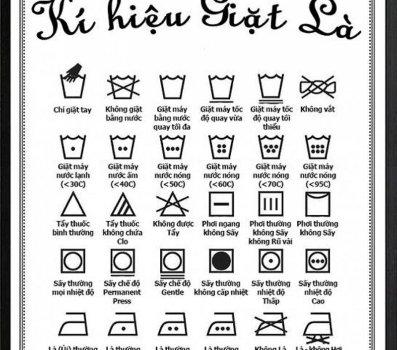 Laundry symbols you should know
