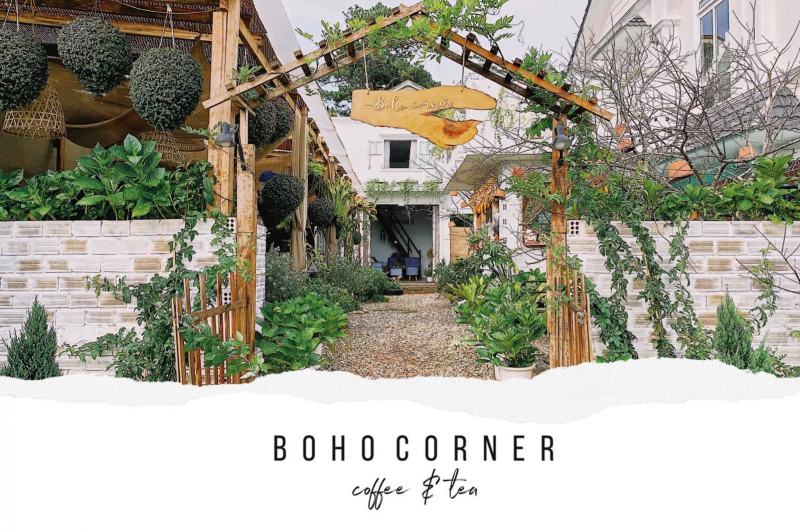Boho Corner is covered with diverse flora with fresh green color