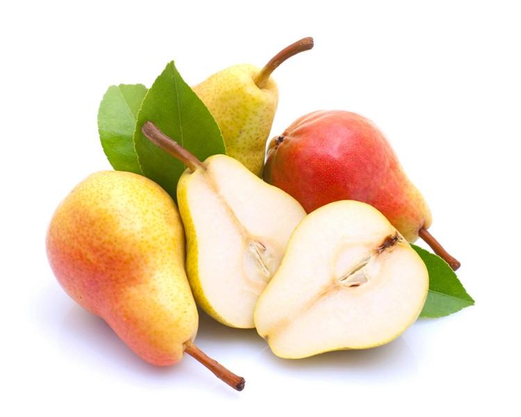 The crude fiber in pears causes damage to the stomach lining