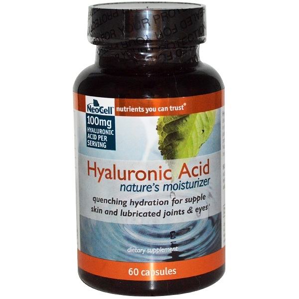 A dietary supplement that provides Hyaluronic Acid in capsule form.