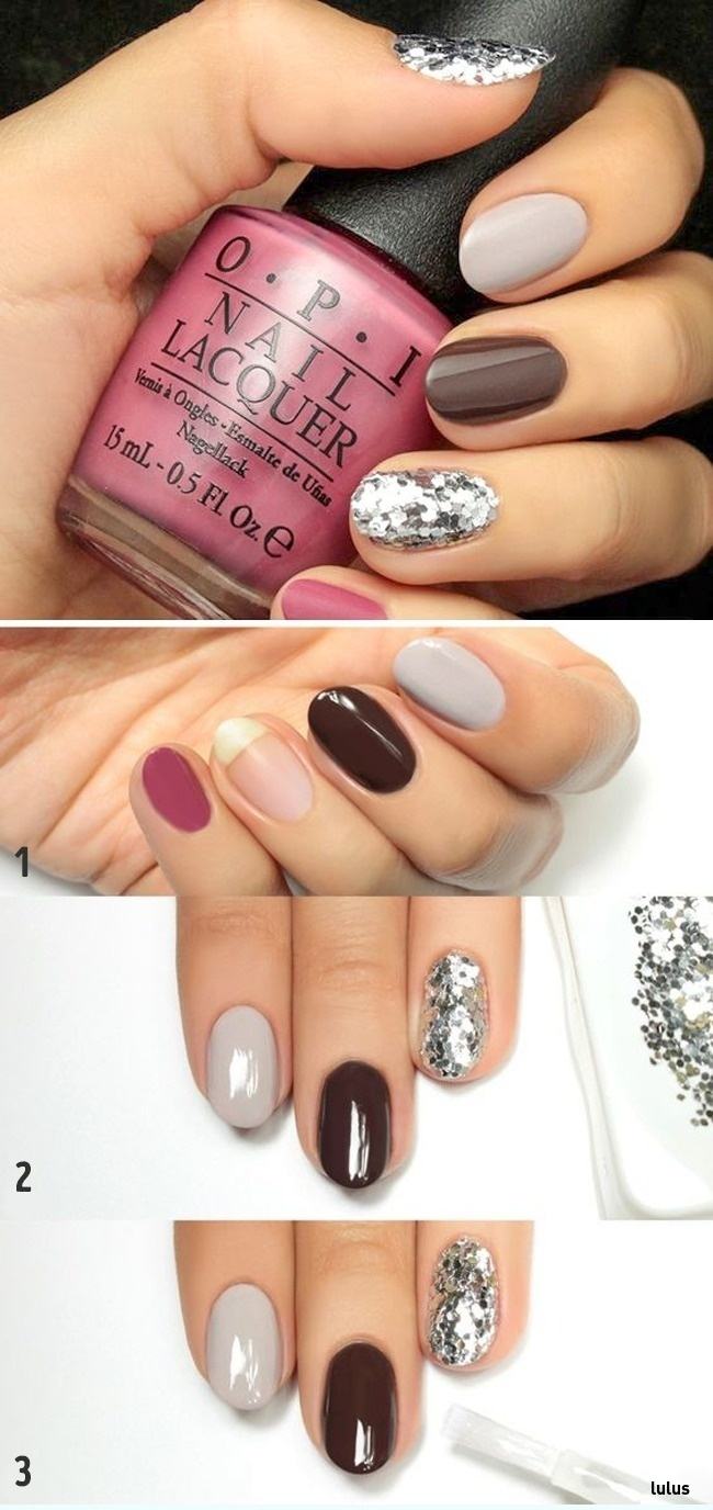 Sparkling nail style
