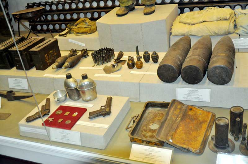 Artifacts at Dien Bien Victory Museum