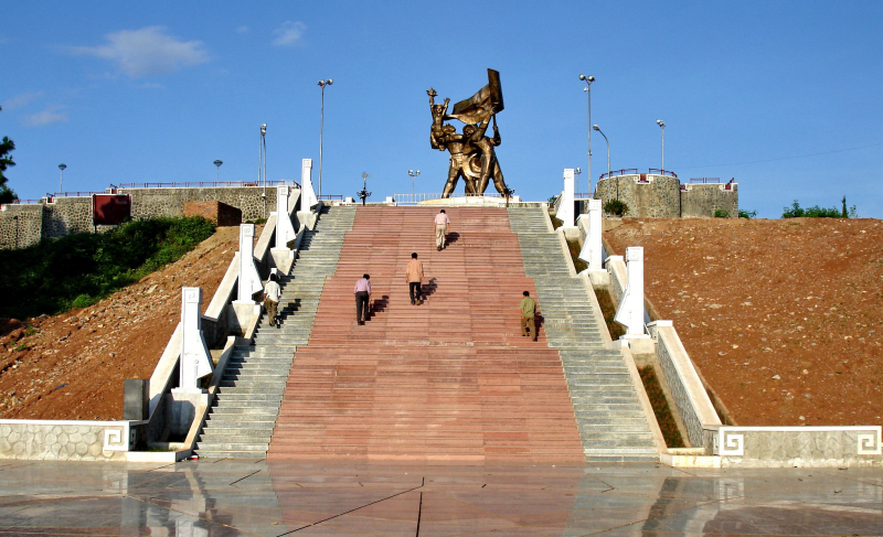 Dien Bien Phu Victory Monument.