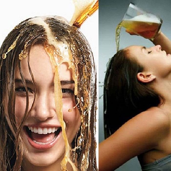 Use beer to wash your hair