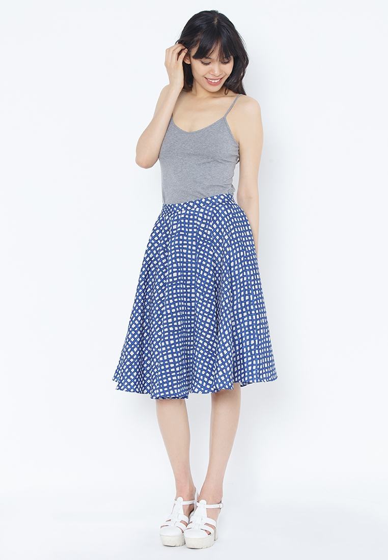 Patterned skirts and two-piece tops are the perfect choice for a girly girl