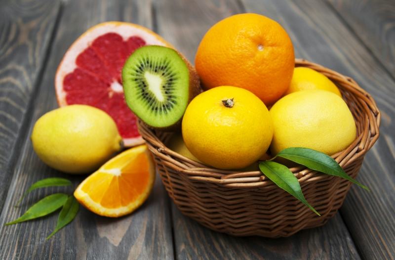 Fruits are rich in Vitamin C, which fights free radicals and oxidation