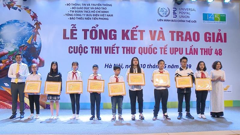 First Prize of the 48th UPU International Letter Writing Contest