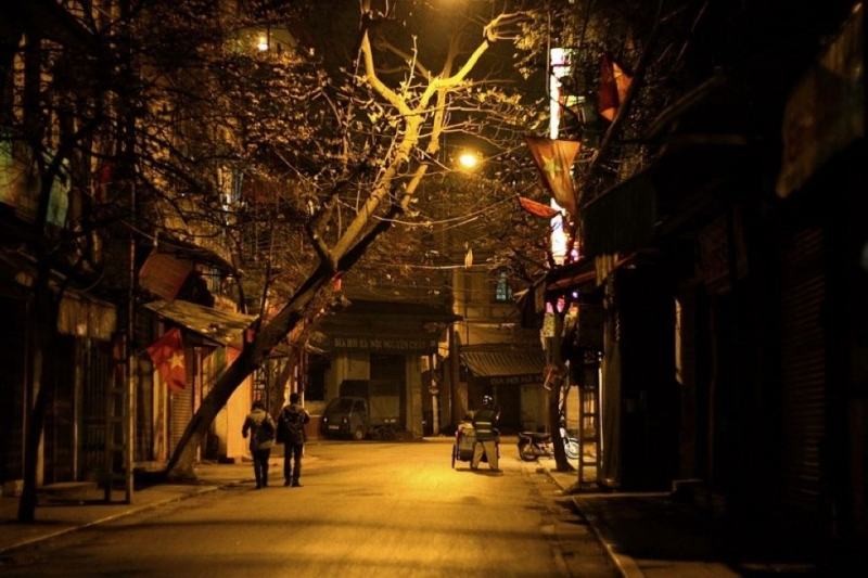 Winter night in Hanoi
