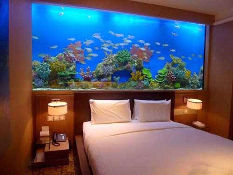 Avoid placing aquariums in the wedding room
