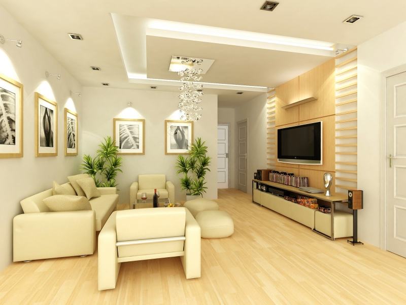 If building a house with two living rooms, it is necessary to have an appropriate division of the area, the front living room should be large, the rear should be small, absolutely not vice versa. Limit the arrangement of mirrors and reflective objects opposite the main gate, set it a little off.