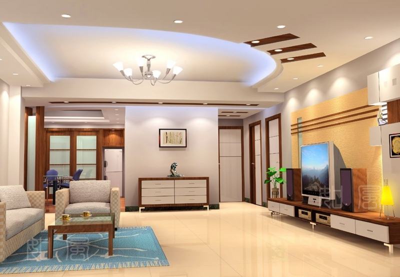Many modern house styles today often use plaster false ceilings as borders, but please limit rectangular borders, square strokes because this will not be good for feng shui, the owner's fortune will be difficult. conditioned.