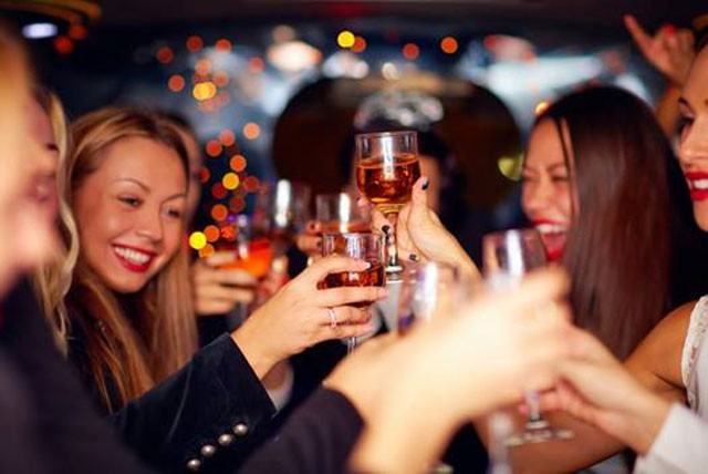 Laughing a lot while drinking helps you stay drunk longer