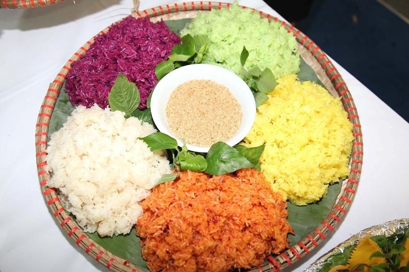 Northwest five-color sticky rice