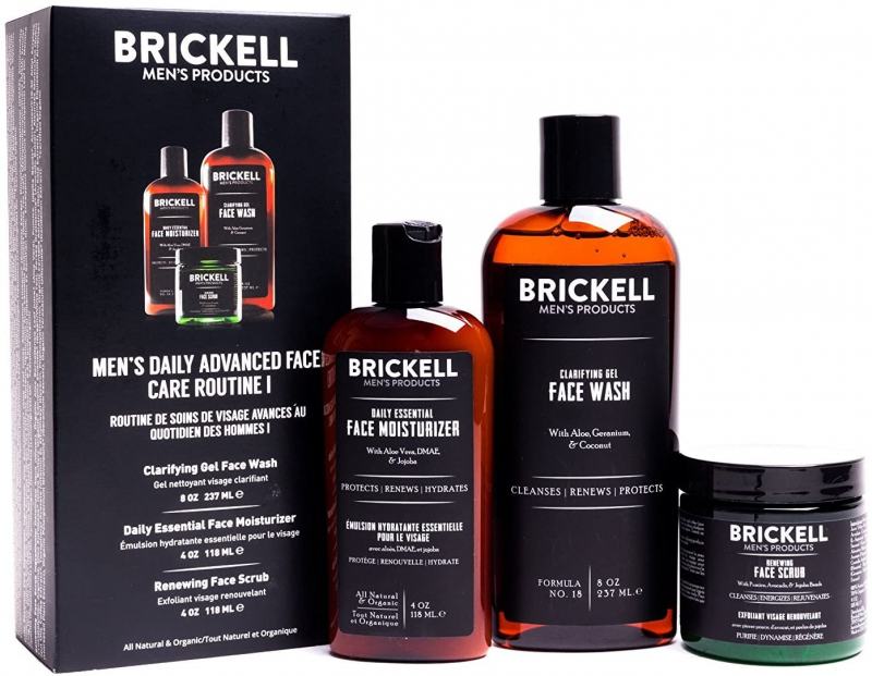 Brickell Men's Daily Advanced Face Care Routine I