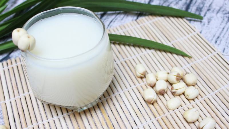 Lotus seed milk