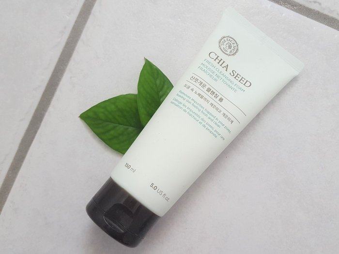 The Face shop Chia Seed Fresh Cleansing Foam.
