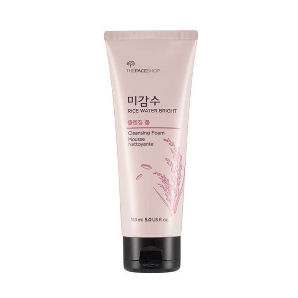The Face Shop Rice Water Bright Cleansing Foam.