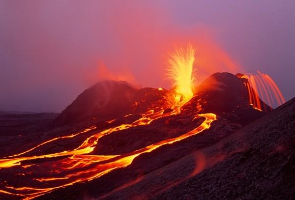 Volcanoes in Hawaii USA