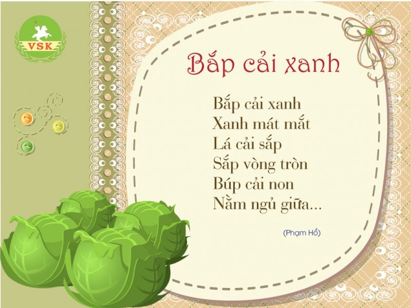 Poem Green Cabbage