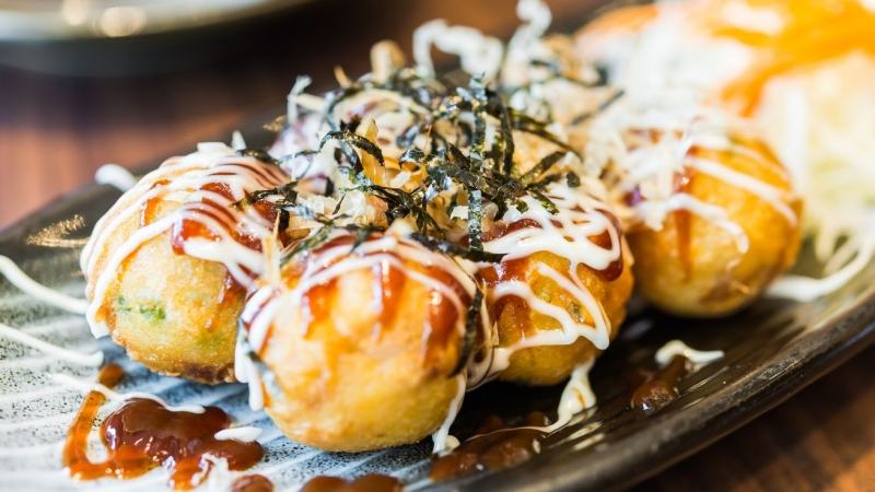 Takoyaki is a very popular dish from Osaka, Japan (Source: Collectibles)