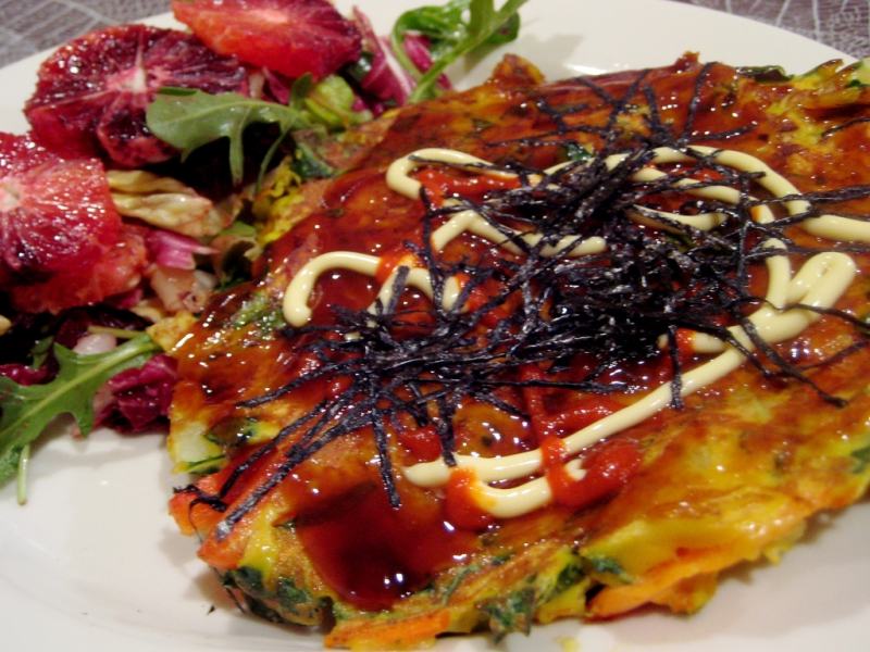 Okonomiyaki pancakes are made from many different ingredients (Source: Collectibles)