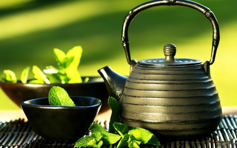 Green tea has substances that are very good for the body