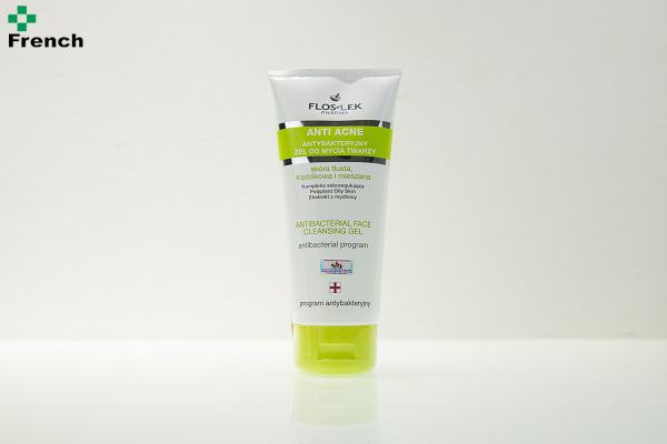 Floslek Antibacterial face cleansing gel 200ml (Acne cleanser)