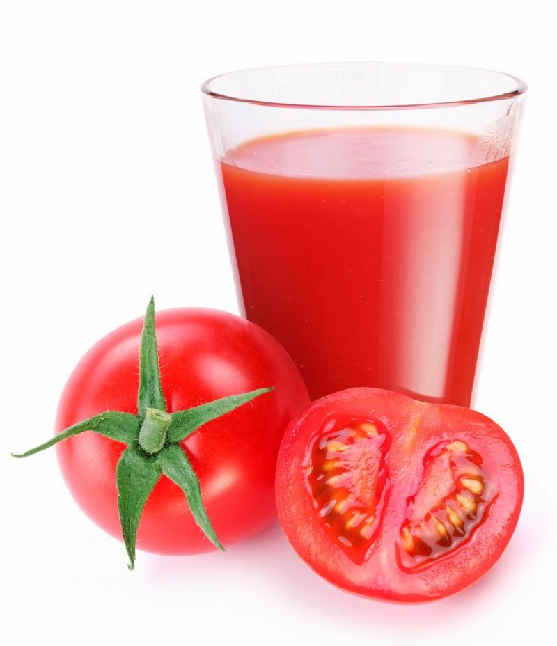 Tomato juice to drink alcohol