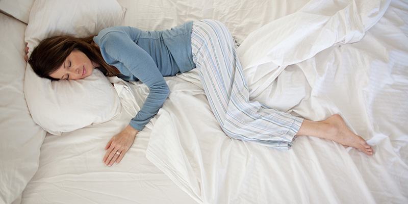 Choose loose, airy clothes to help you sleep more deeply.