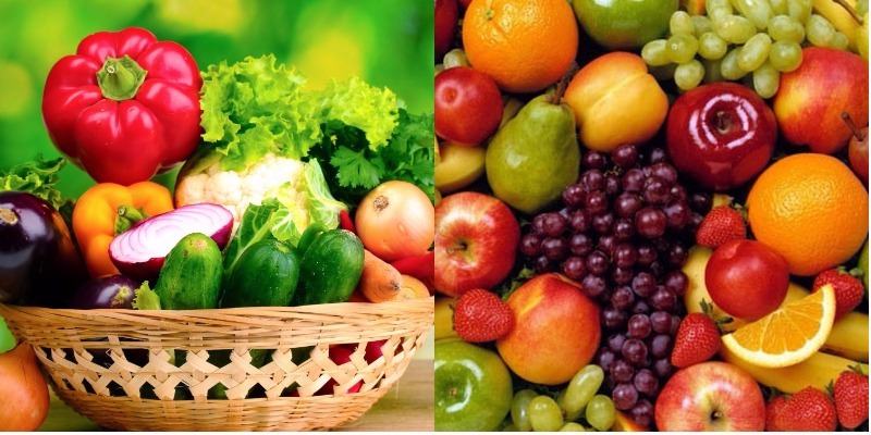 Increase vegetables and fruits
