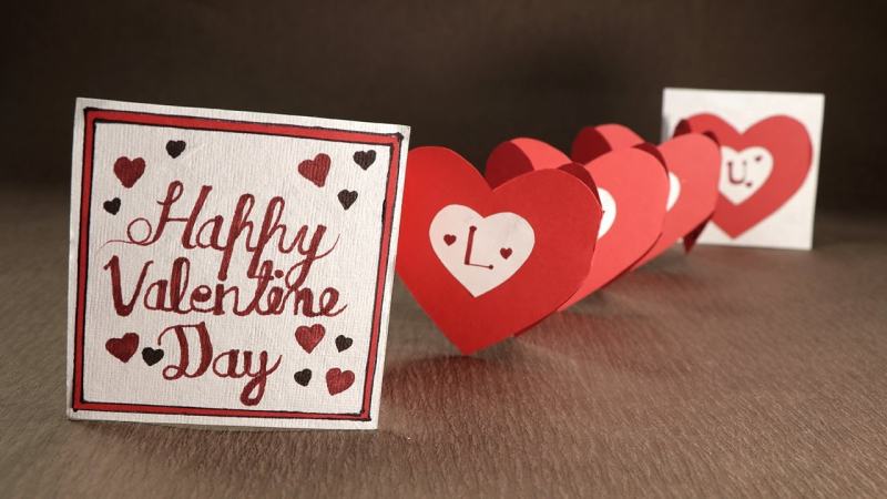 Valentine's card love