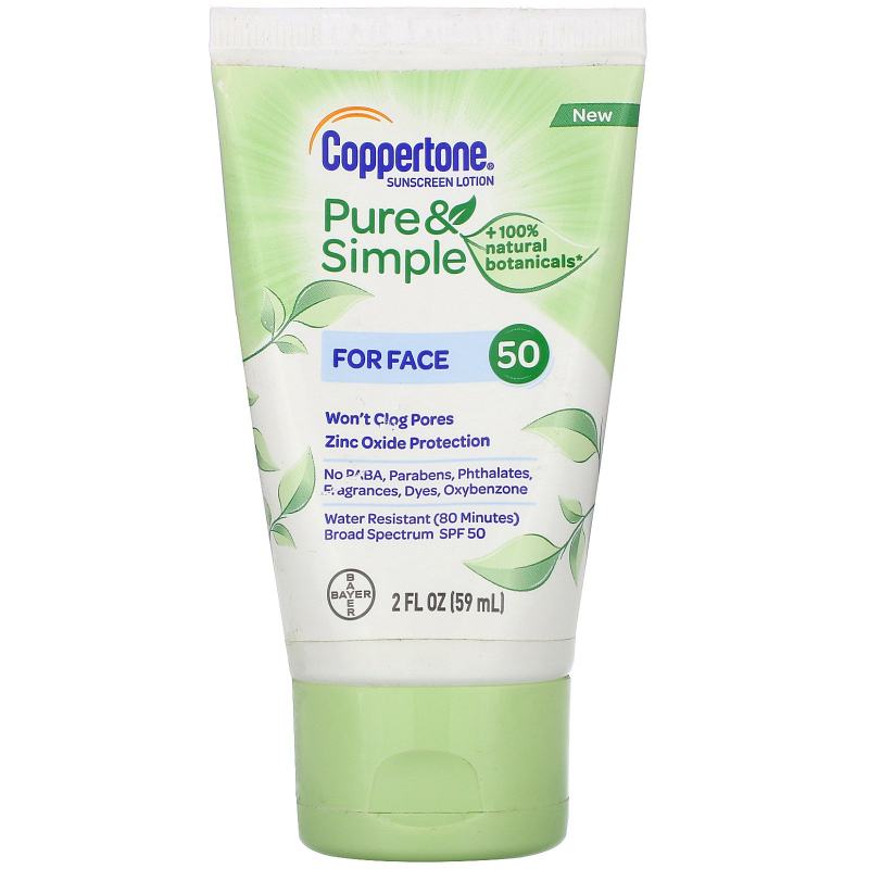 Coppertone Pure & Simple SPF 50 Sunscreen Lotion