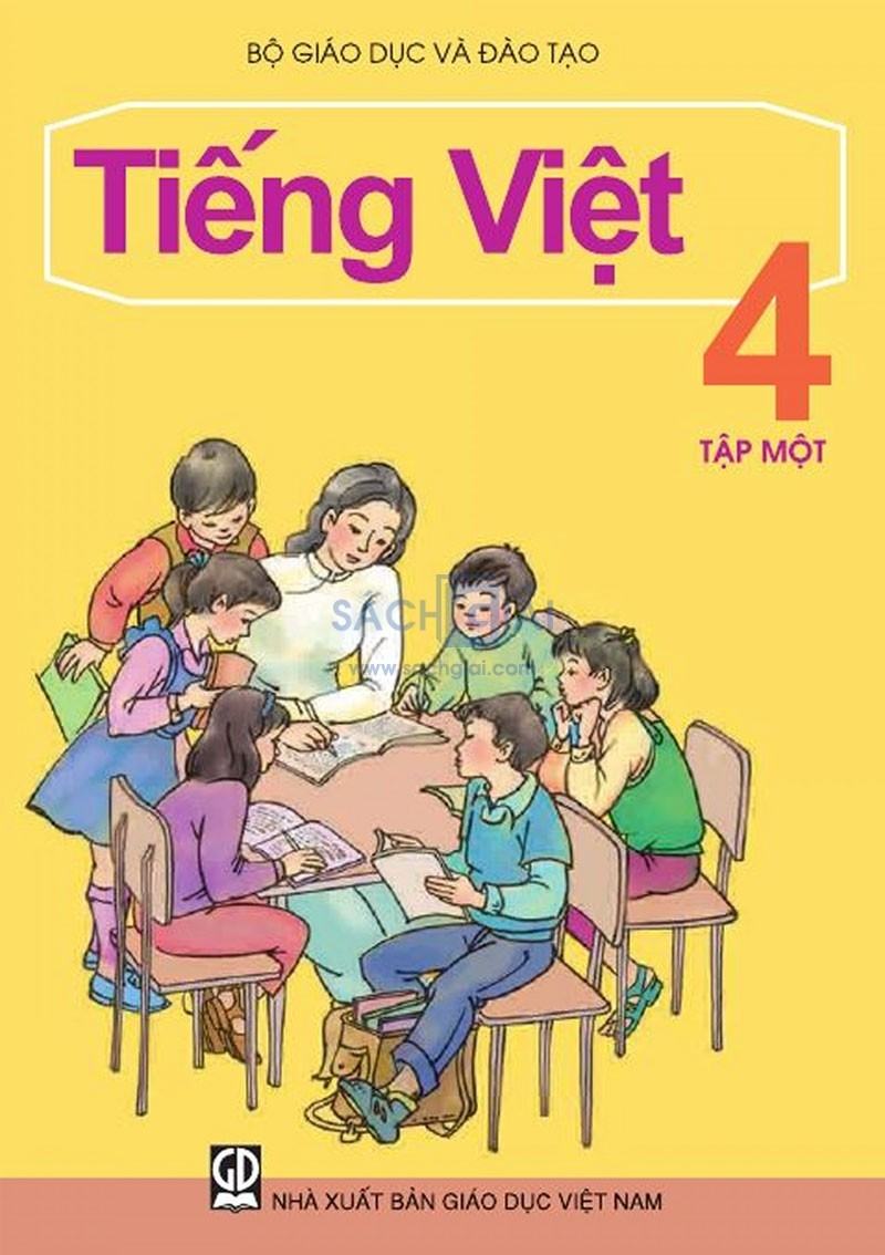 Vietnamese book for grade 4, volume 1 with many interesting things