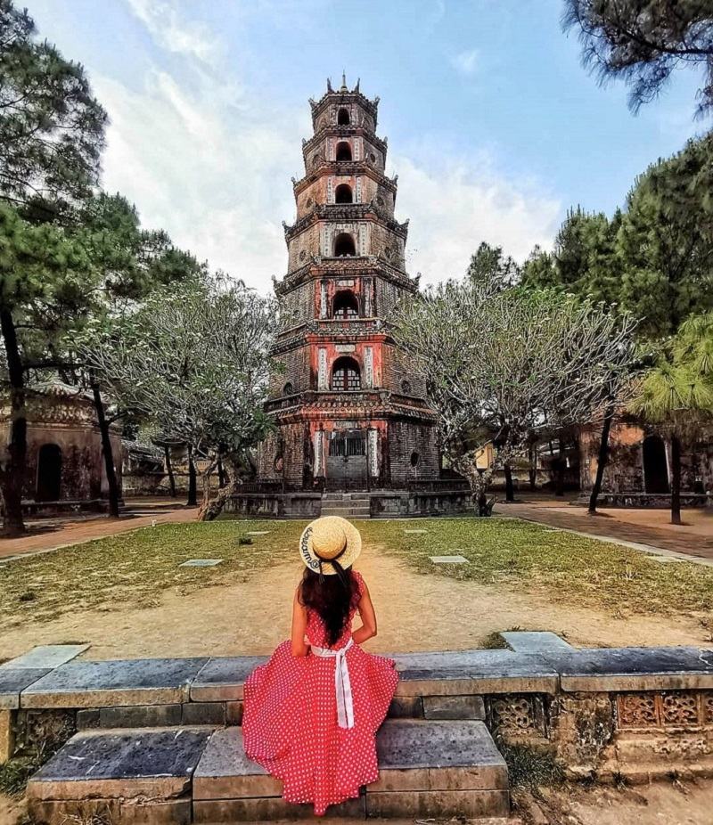 Thien Mu Pagoda is ranked as one of the 20 most beautiful spots in Hue