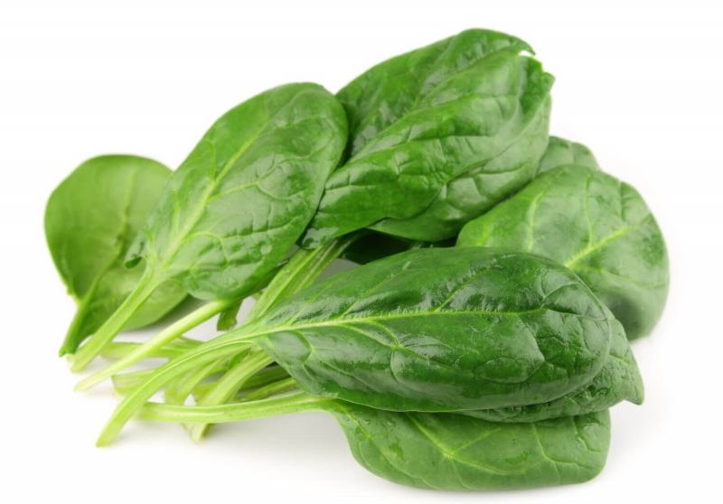 Spinach is also an excellent plant-based source of iron, which is essential for hair growth