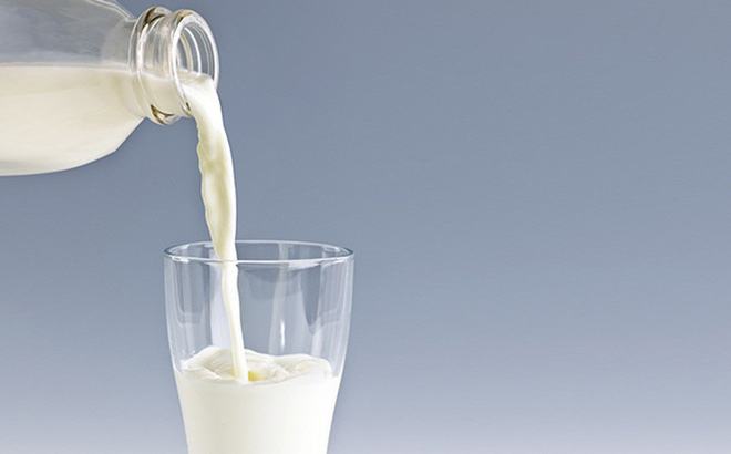 Consuming the same amount of milk and meat, milk contains fewer calories but more nutrients.