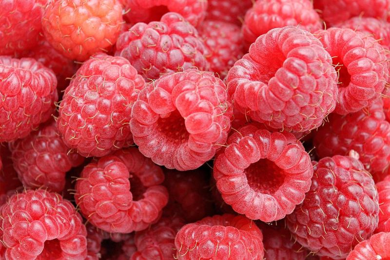 Fiber in berries such as blueberries, raspberries, strawberries... helps relieve constipation