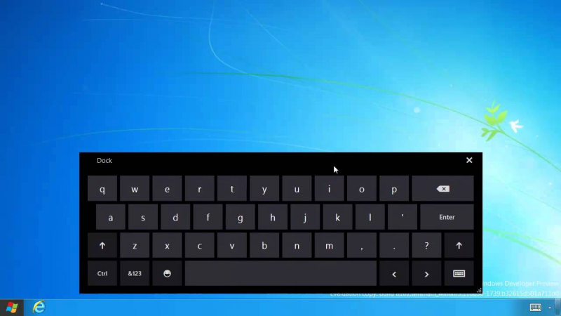 Virtual Keyboard on Windows