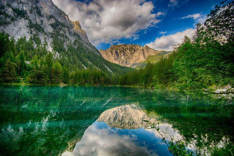 Green Lake - Tragoess, Austria