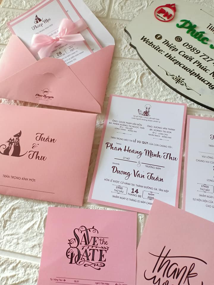 Phuc Nguyen Wedding Cards
