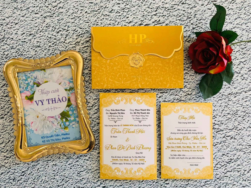 Gia Lai Wedding Cards
