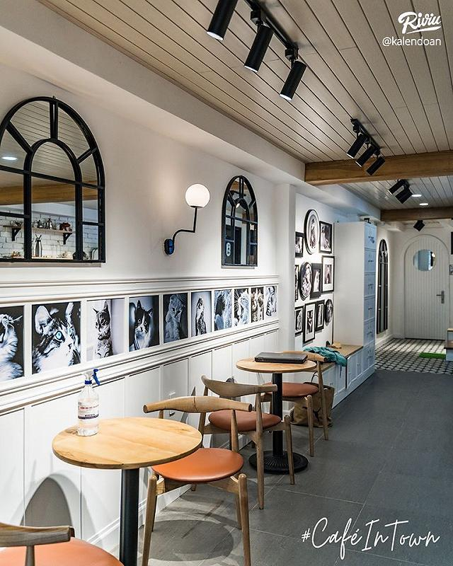 Luxurious space inside CAFTE COFFEE - the place to produce super quality virtual live photos