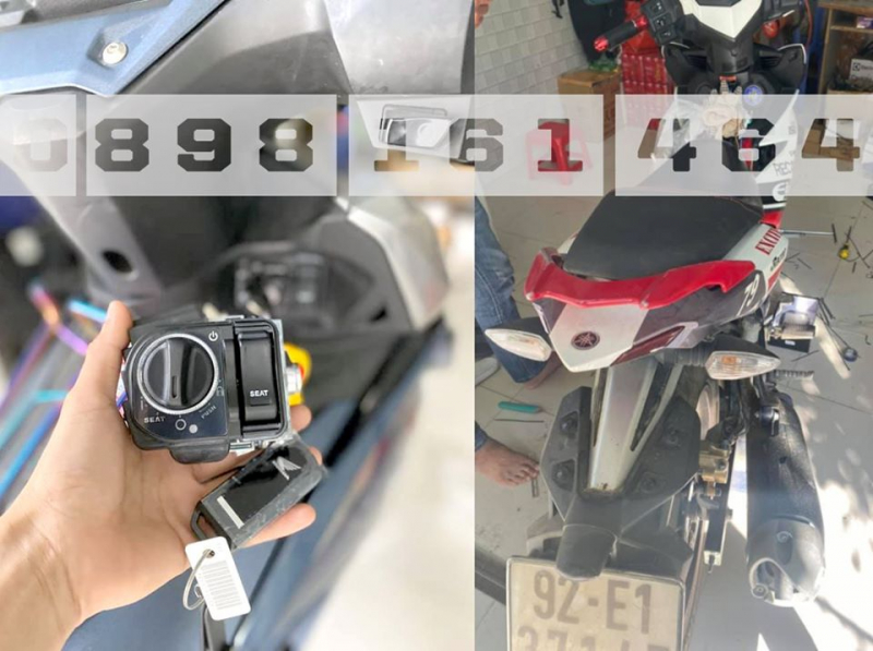 Install Motorcycle Anti-Theft Lock - Locating Motorcycles in Da Nang