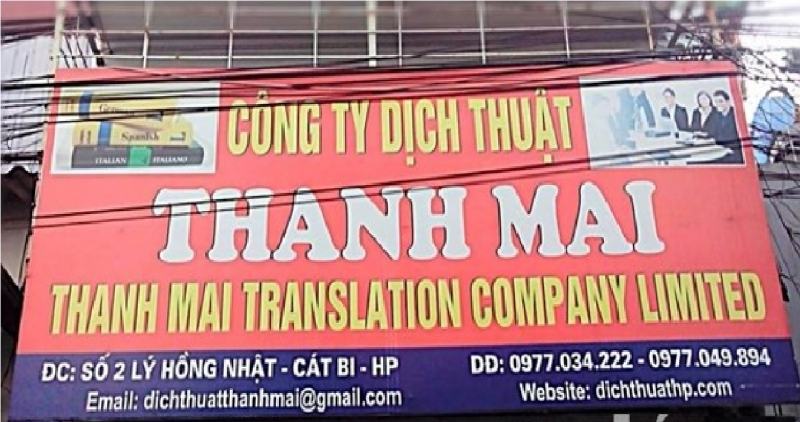 Address of Thanh Mai Translation Company