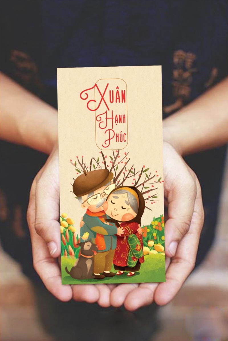 Beautiful New Year Red Packet - Unique - Handmade