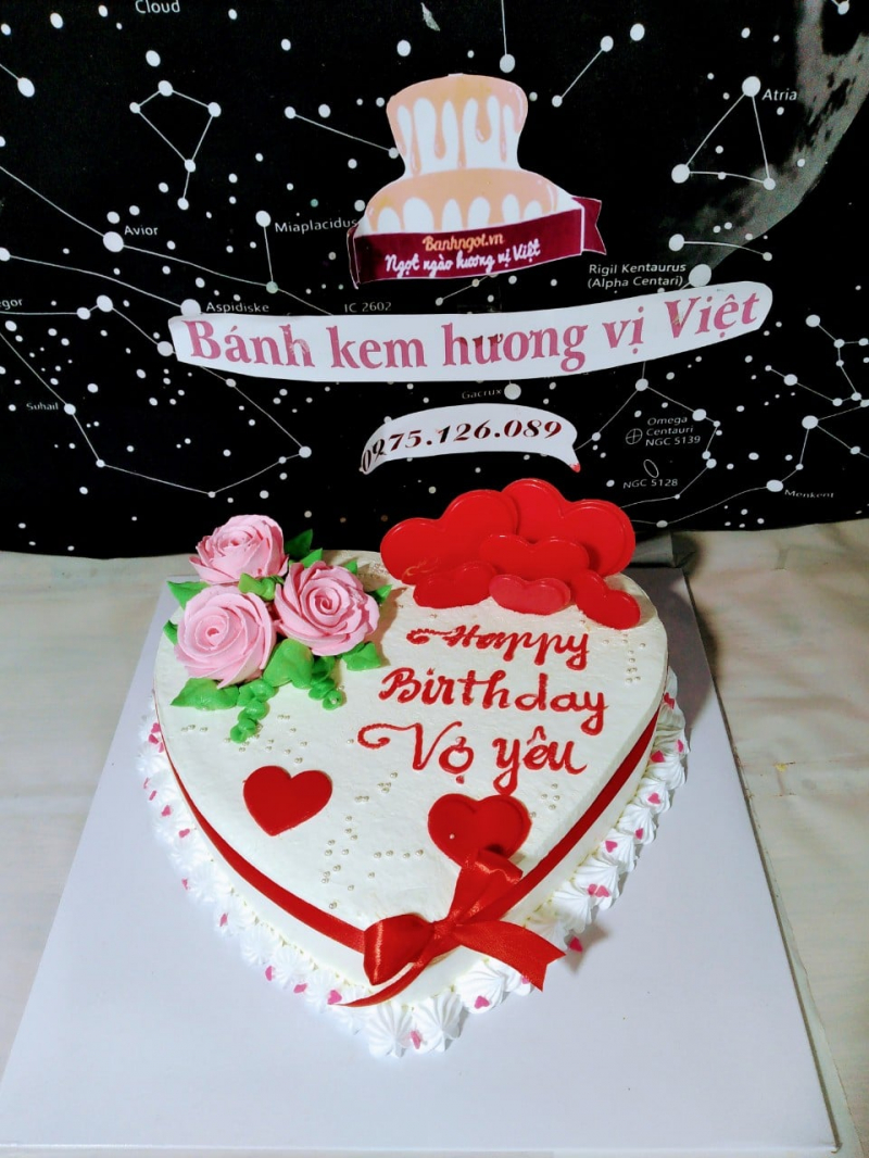 Vietnamese Flavor Birthday Cake